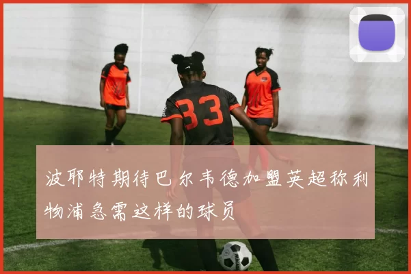 波耶特期待巴尔韦德加盟英超称利物浦急需这样的球员