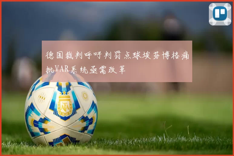 德国裁判呼吁判罚点球埃芬博格痛批VAR系统亟需改革